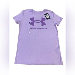 Under Armour Women’s Live Sportstyle Graphic Short Sleeve Purple Crew Neck Small